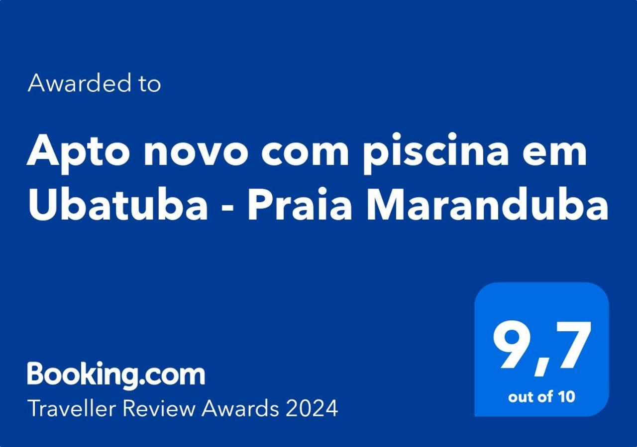 Apto Novo Com Piscina Em Ubatuba - Praia Maranduba Zewnętrze zdjęcie